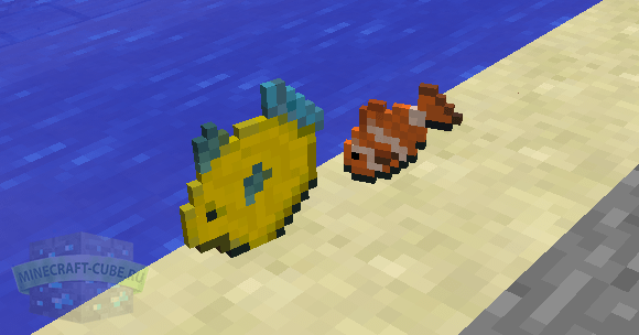 Новые предметы Minecraft 1.7 — Новые рыбы