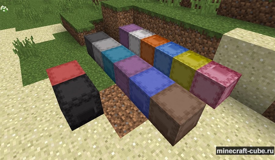 Ящик Шалкера Minecraft 1.11 может менять цвет