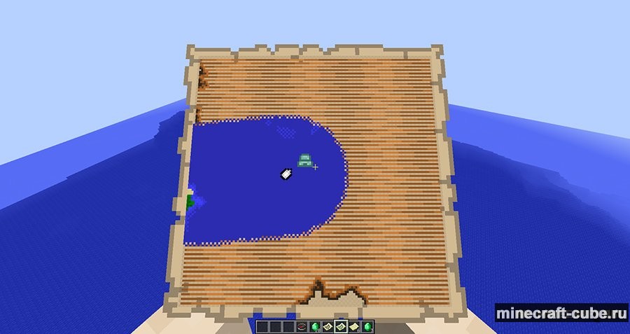 Карта с лесным особняком в Minecraft 1.11